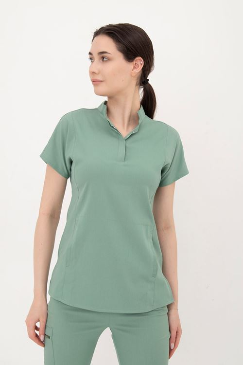 Nef Medikal Line Küf Yeşili Kadın Takım