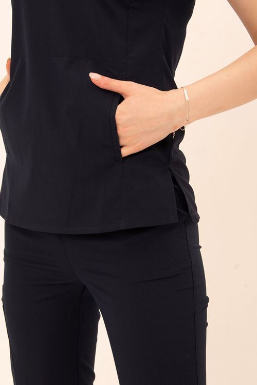 Nef Medikal Line Lacivert Kadın Takım