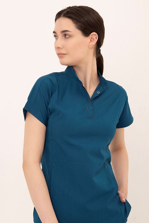 Nef Medikal Line Petrol Yeşili Kadın Takım