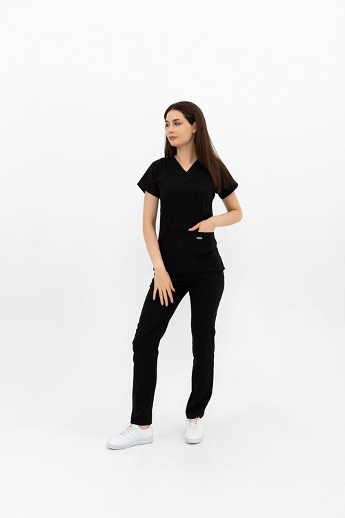 Nef Medikal Greys Siyah Kadın Takım