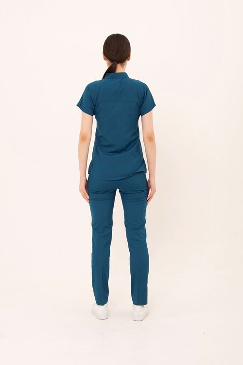 Nef Medikal Line Petrol Yeşili Kadın Takım