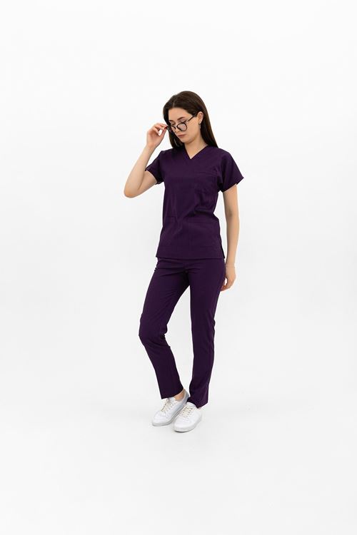 Nef Medikal Greys Mor Kadın Takım