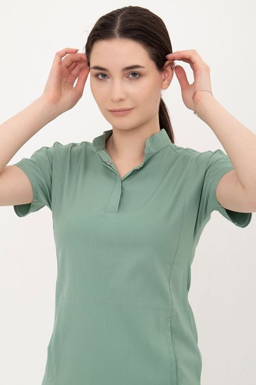 Nef Medikal Line Küf Yeşili Kadın Takım