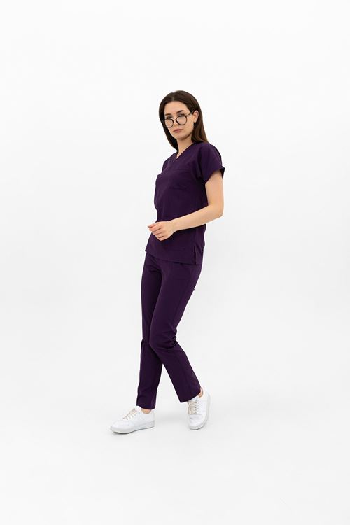 Nef Medikal Greys Mor Kadın Takım