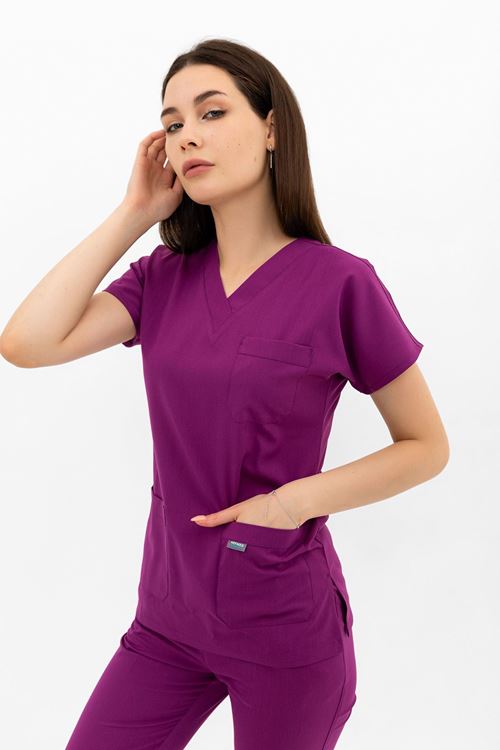 Nef Medikal Greys Fuşya Kadın Takım