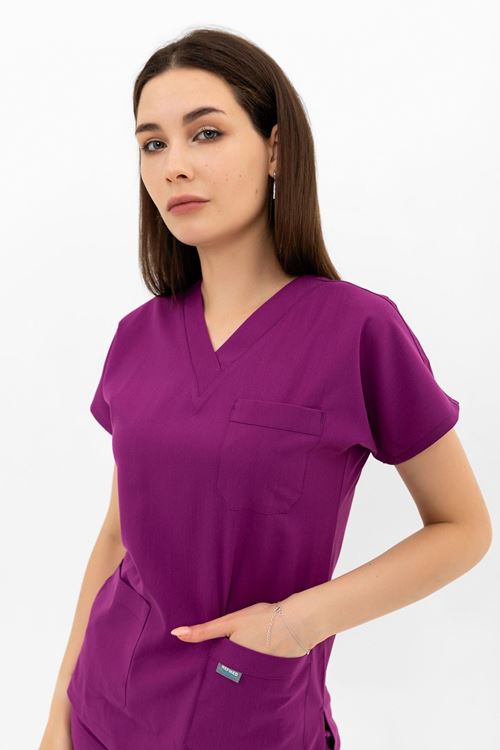 Nef Medikal Greys Fuşya Kadın Takım