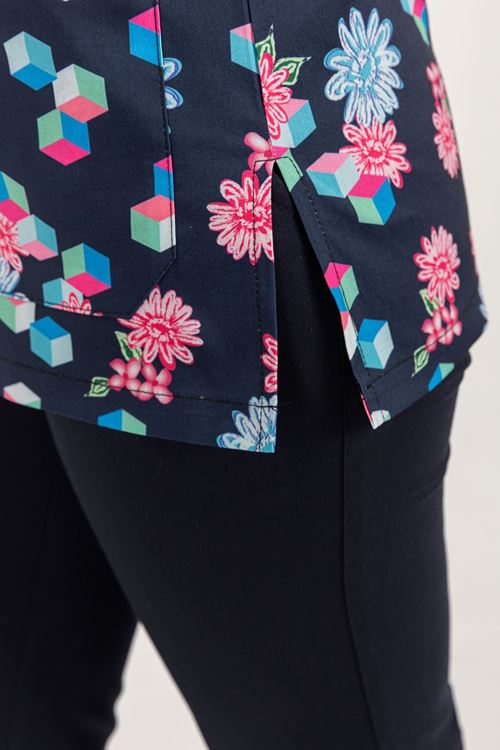 Nef Medikal Greys Desenli Kadın Takım