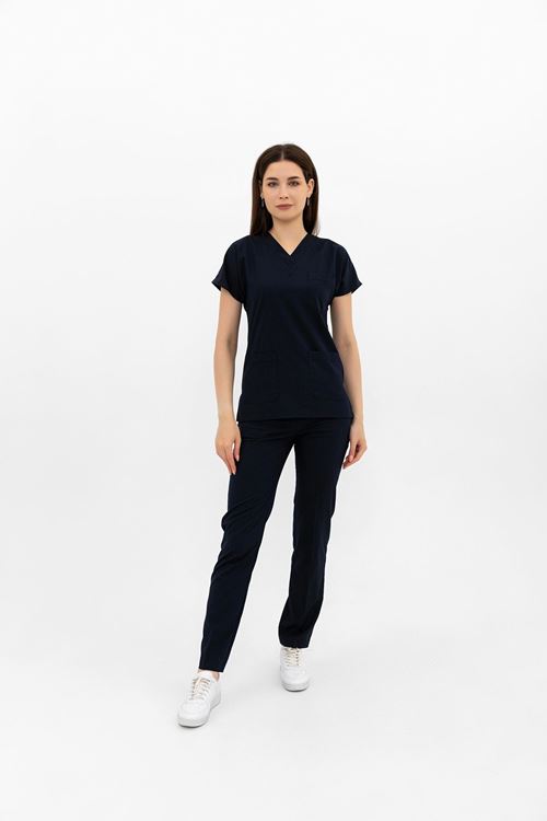 Nef Medikal Greys Lacivert Kadın Takım