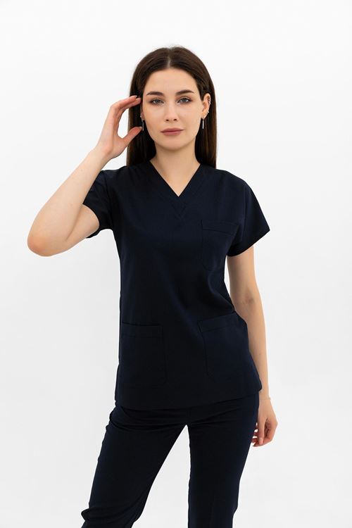 Nef Medikal Greys Lacivert Kadın Takım