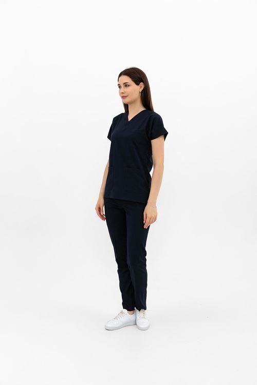 Nef Medikal Greys Lacivert Kadın Takım