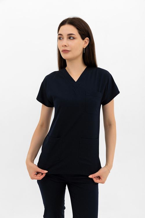 Nef Medikal Greys Lacivert Kadın Takım