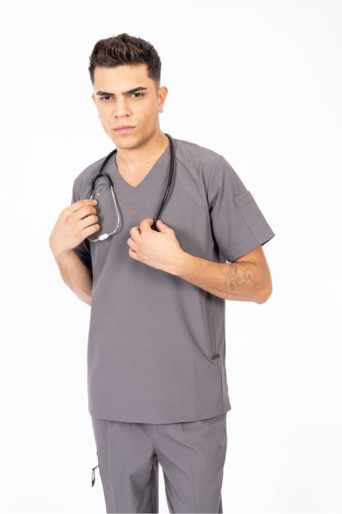 Nef Medikal Hood Comfort Antrasit Gri Erkek Takım