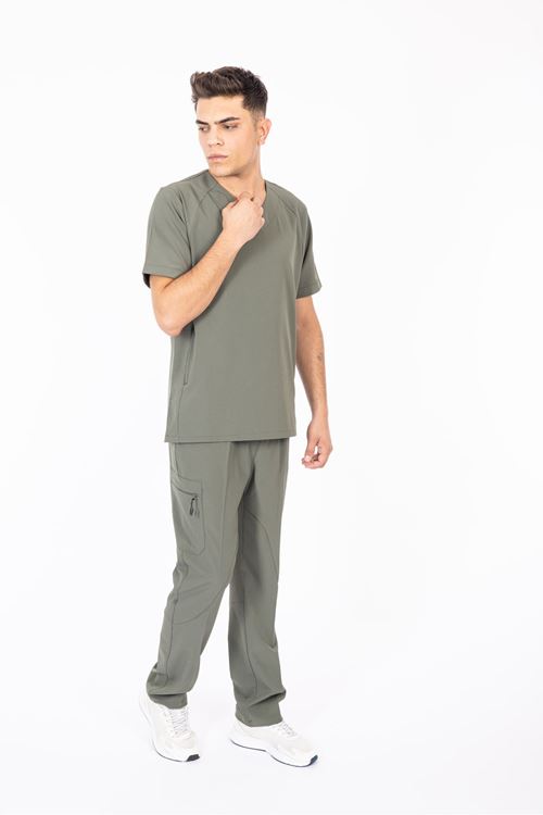 Nef Medikal Hood Comfort Haki Erkek Takım