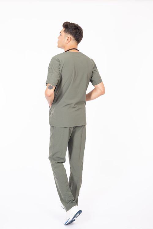 Nef Medikal Hood Comfort Haki Erkek Takım