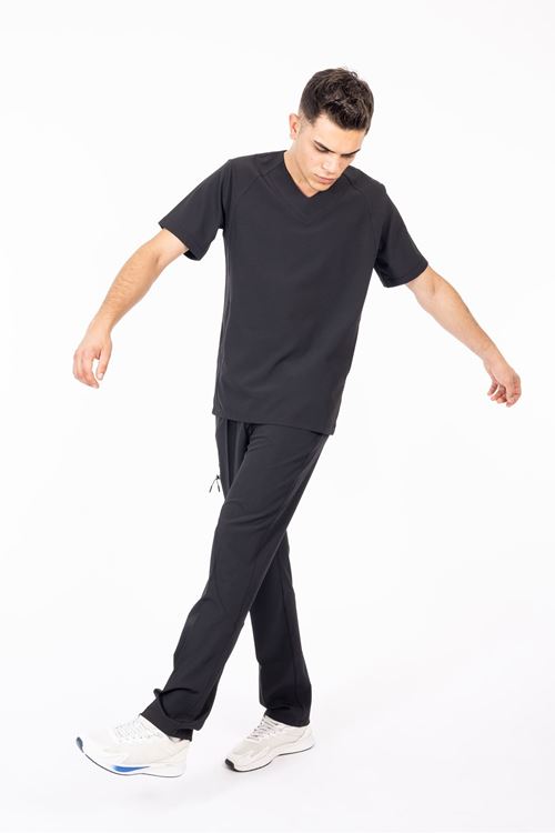 Nef Medikal Hood Comfort Siyah Erkek Takım