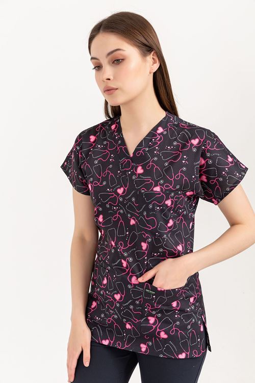 NEF GREYS STETESKOP DESENLİ TAKIM