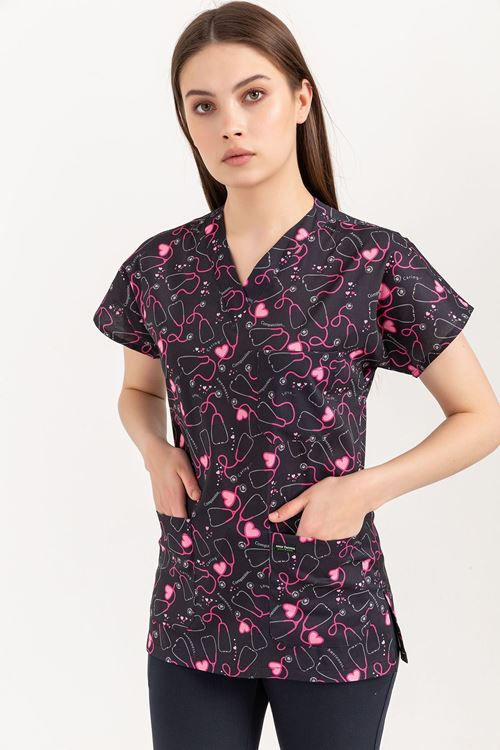 NEF GREYS STETESKOP DESENLİ TAKIM