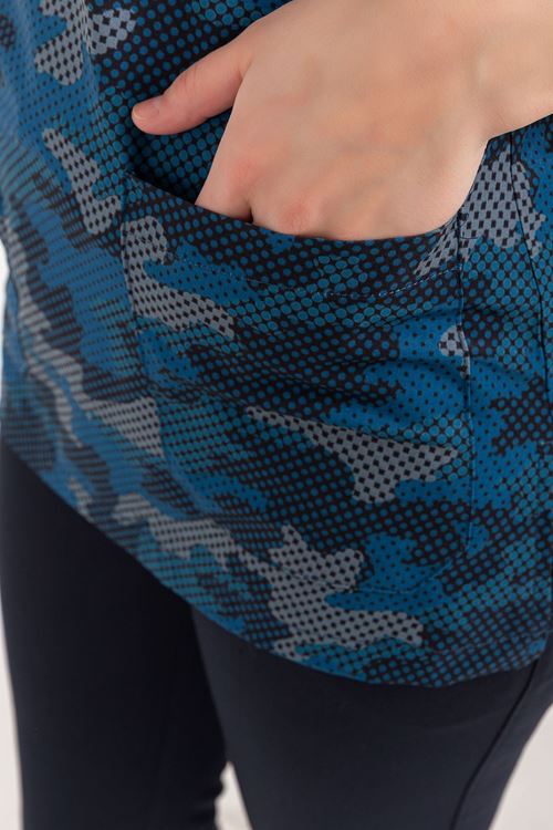 NEF GREYS KAMUFLAJ DESENLİ TEK ÜST