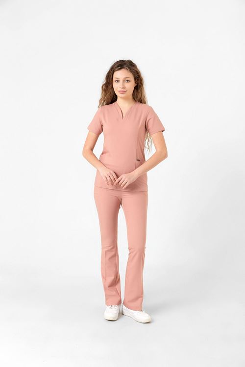 Nef Medikal Drop Collar Pudra Kadın Takım