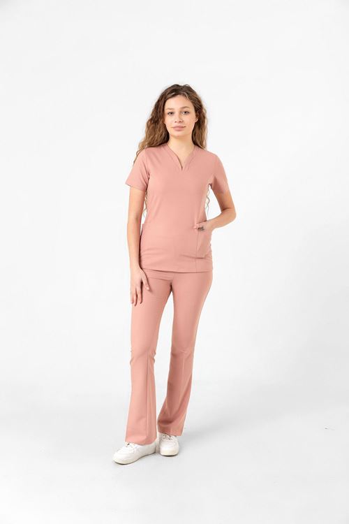 Nef Medikal Drop Collar Pudra Kadın Takım