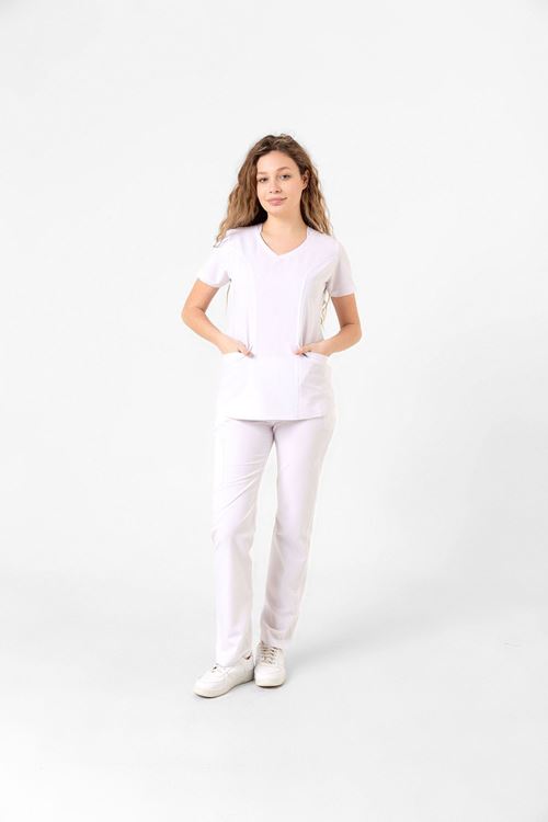 BUTTERFLY COLLAR TAKIM BEYAZ