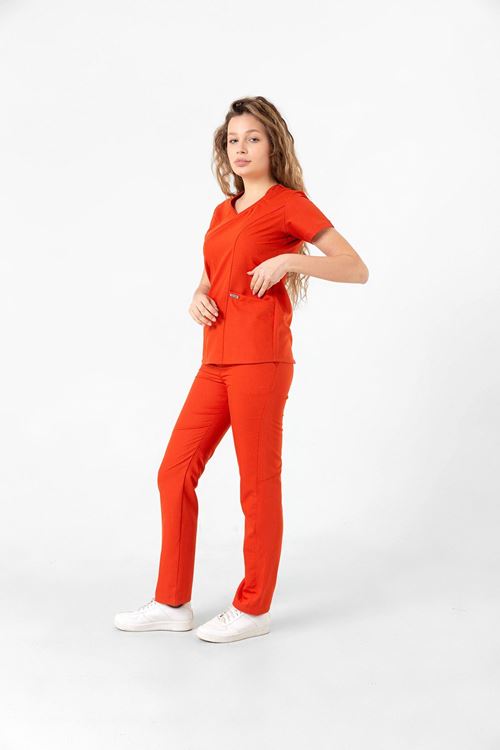 BUTTERFLY COLLAR TAKIM TURUNCU