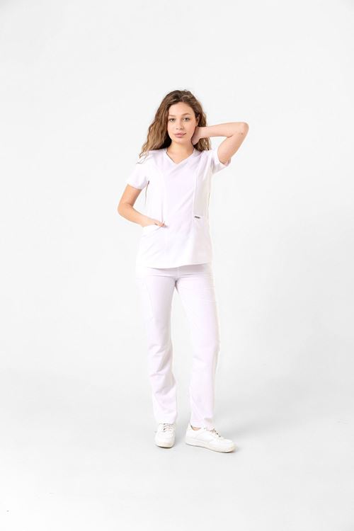 BUTTERFLY COLLAR TAKIM BEYAZ