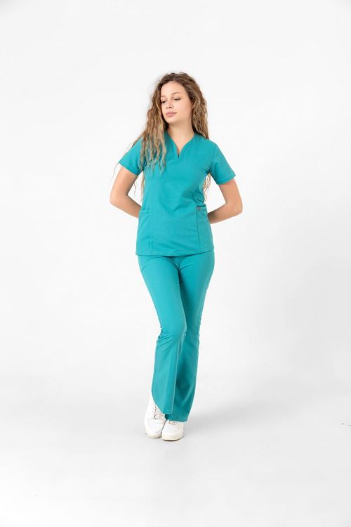 DROP COLLAR TAKIM TURKUAZ YEŞİLİ