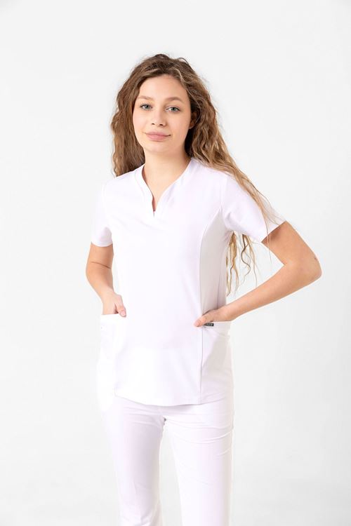 DROP COLLAR TAKIM BEYAZ