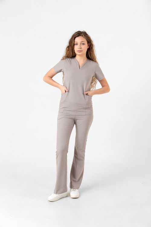 DROP COLLAR TAKIM KUM GRİ