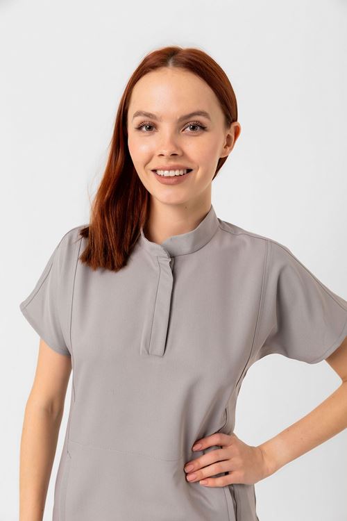 Nef Medikal New Line Bulut Gri Kadın Takım