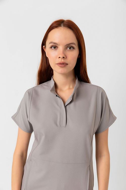 Nef Medikal New Line Bulut Gri Kadın Takım