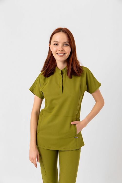 Nef Medikal New Line Yağ Yeşili Kadın Takım