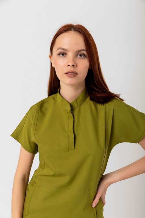 Nef Medikal New Line Yağ Yeşili Kadın Takım