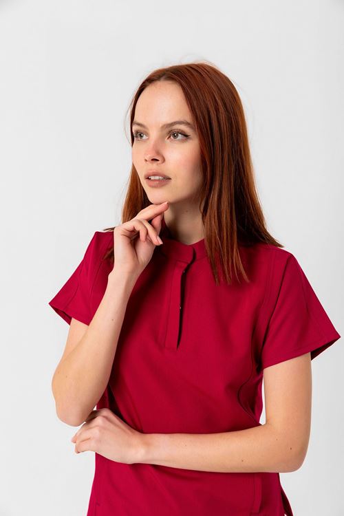 Nef Medikal New Line Koyu Fuşya Kadın Takım