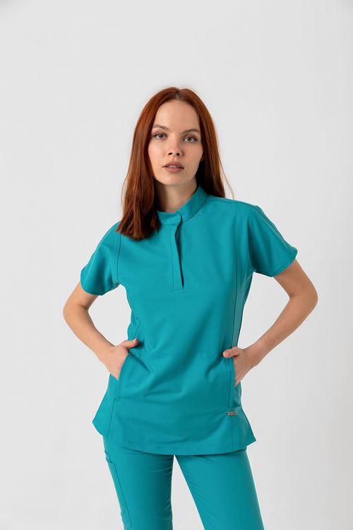 Nef Medikal New Line Turkuaz Yeşili Kadın Takım