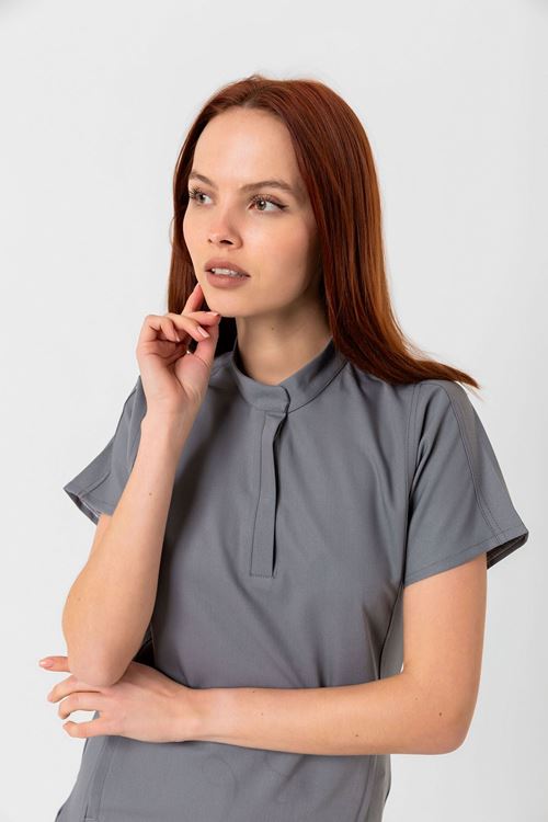 Nef Medikal New Line Gri Kadın Takım