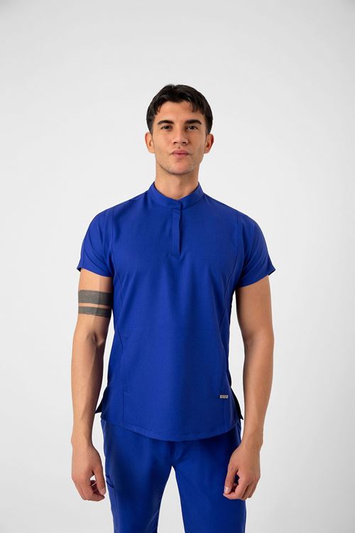 Nef Medikal New Line Saks Mavi Erkek Takım