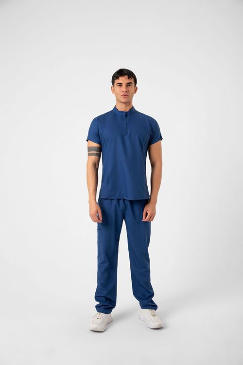 Nef Medikal New Line Petrol Mavi Erkek Takım