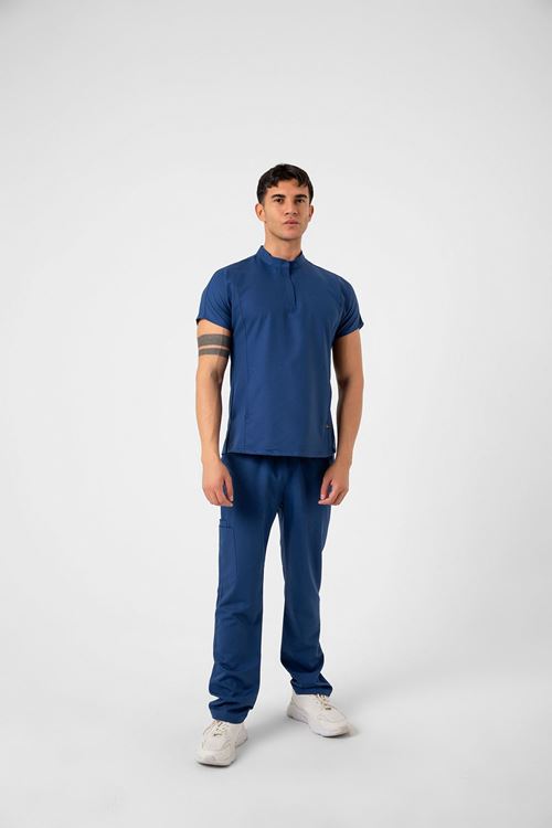 Nef Medikal New Line Petrol Mavi Erkek Takım