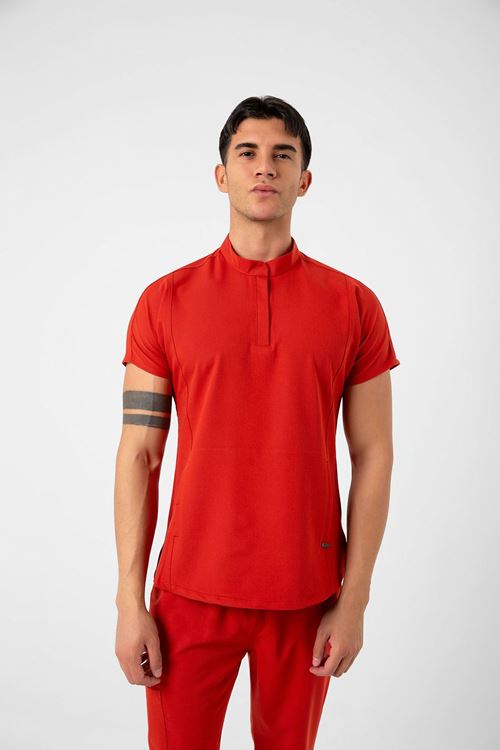 Nef Medikal New Line Kırmızı Erkek Takım