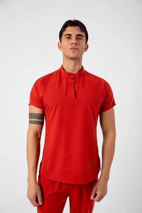 Nef Medikal New Line Kırmızı Erkek Takım