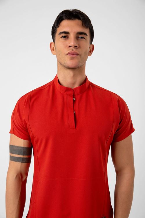 Nef Medikal New Line Kırmızı Erkek Takım