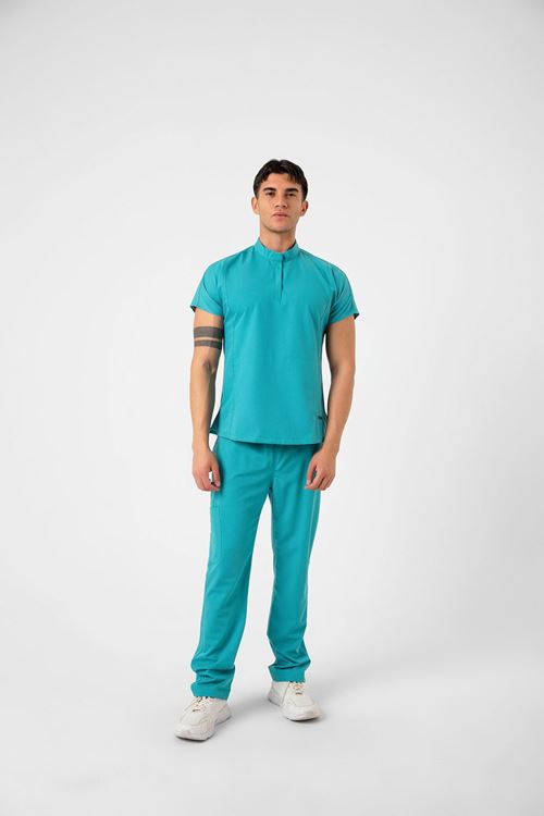 Nef Medikal New Line Turkuaz Yeşili Erkek Takım