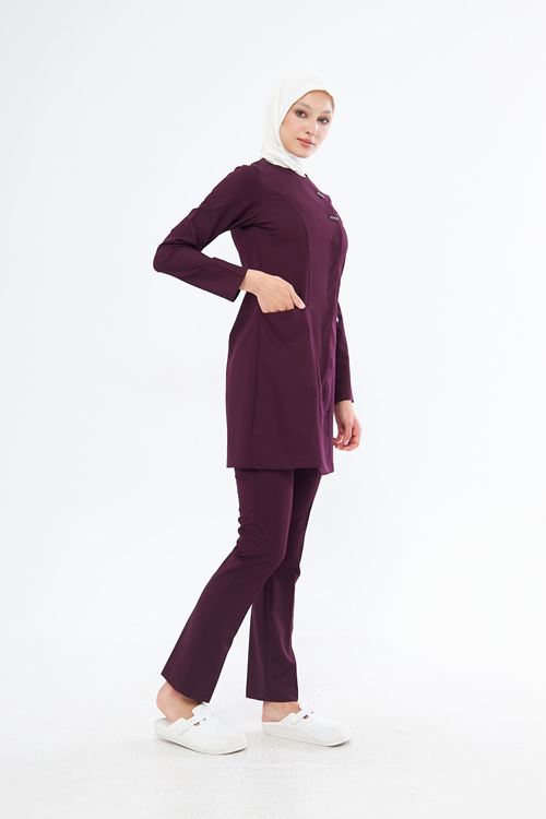 Nef Medikal Elegance Mürdüm Tesettür Takım