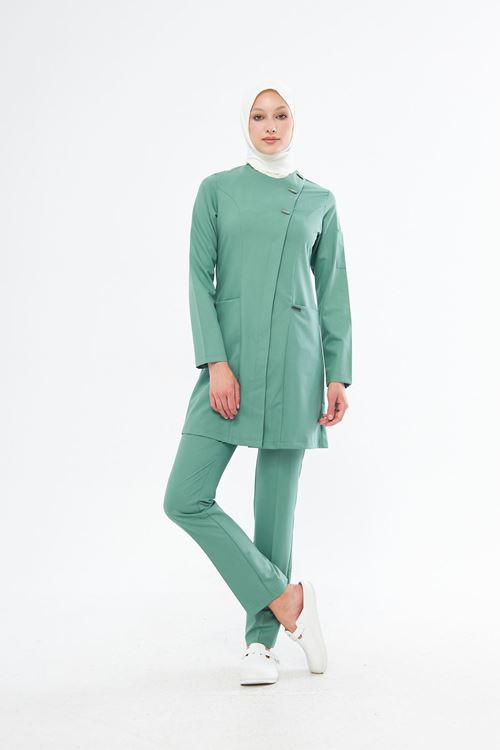 Nef Medikal Elegance Koyu Küf Tesettür Takım