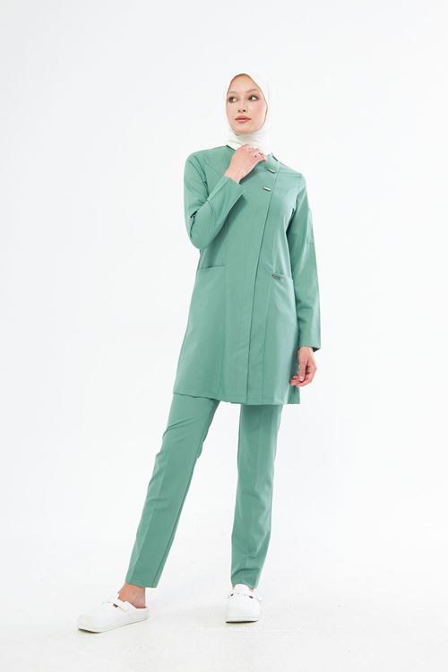 Nef Medikal Elegance Koyu Küf Tesettür Takım