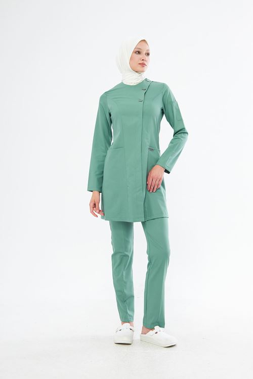 Nef Medikal Elegance Koyu Küf Tesettür Takım