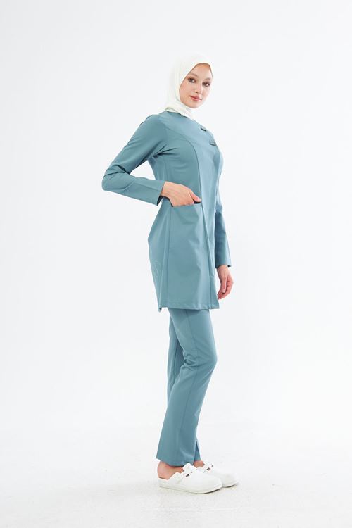 Nef Medikal Elegance Açık Küf Tesettür Takım