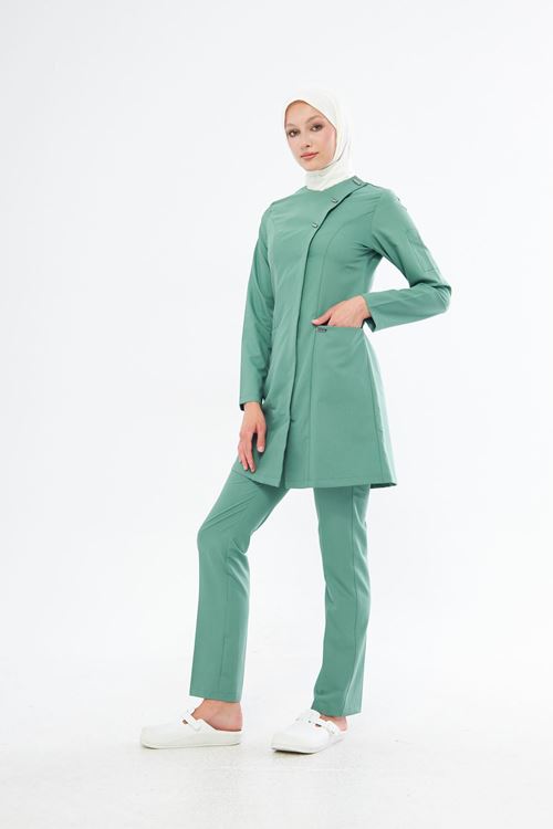 Nef Medikal Elegance Koyu Küf Tesettür Takım